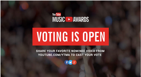 YouTube Music Awards, and the nominees are…?