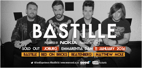 Bastille SA Tour Sold Out!